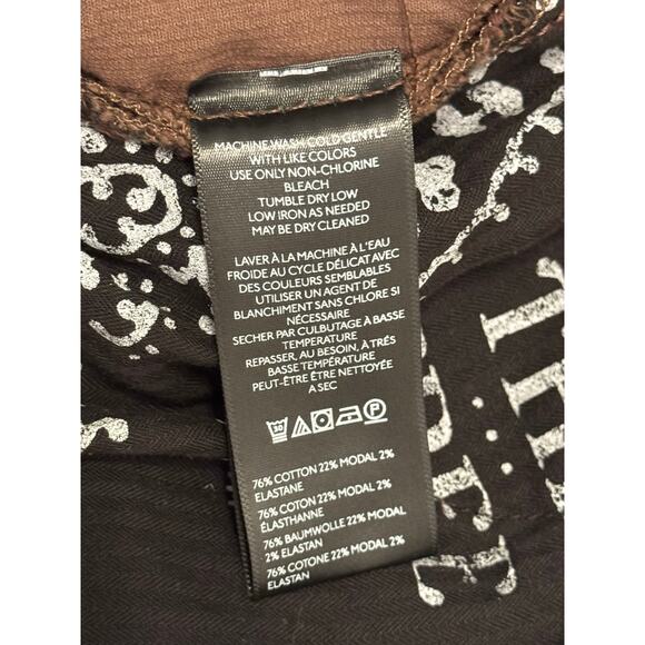 NWT Free People Risk Taker Corduroy Straight Jeans in Chocolate Truffle - Picture 13 of 15